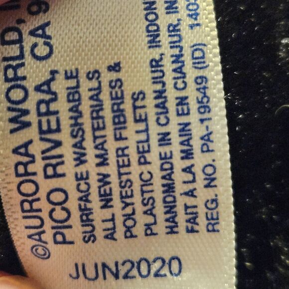 Aurora Buster the Boston Terrier Dog 12" Flopsie Plush Stuffed Animal Toy - Picture 5 of 11